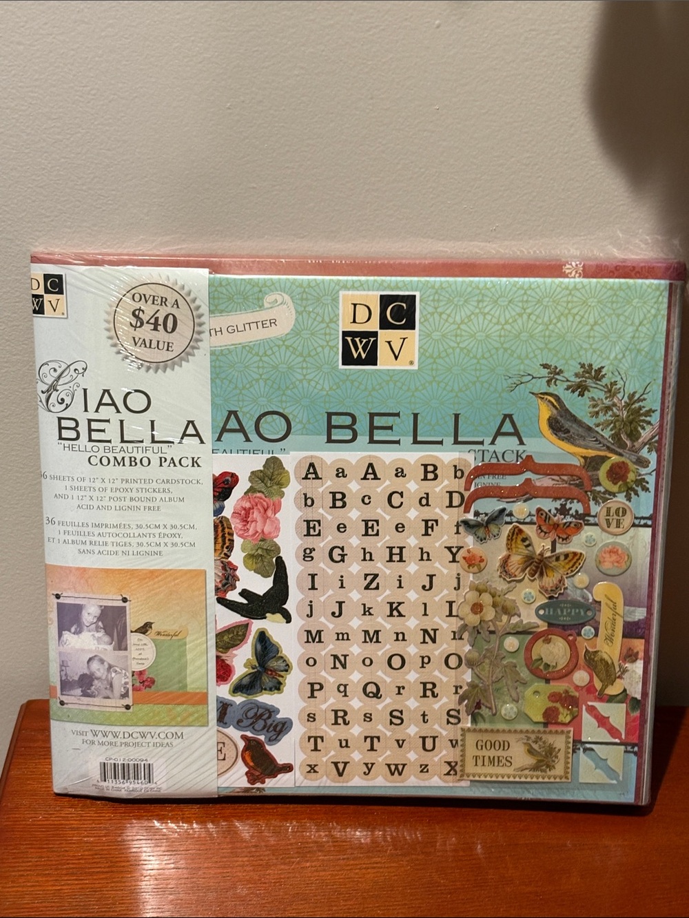 DCWV Ciao Bella “Hello Beautiful” Scrapbook Combo Pack”